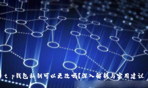 t p钱包私钥可以更改吗?深入解析与实用建议